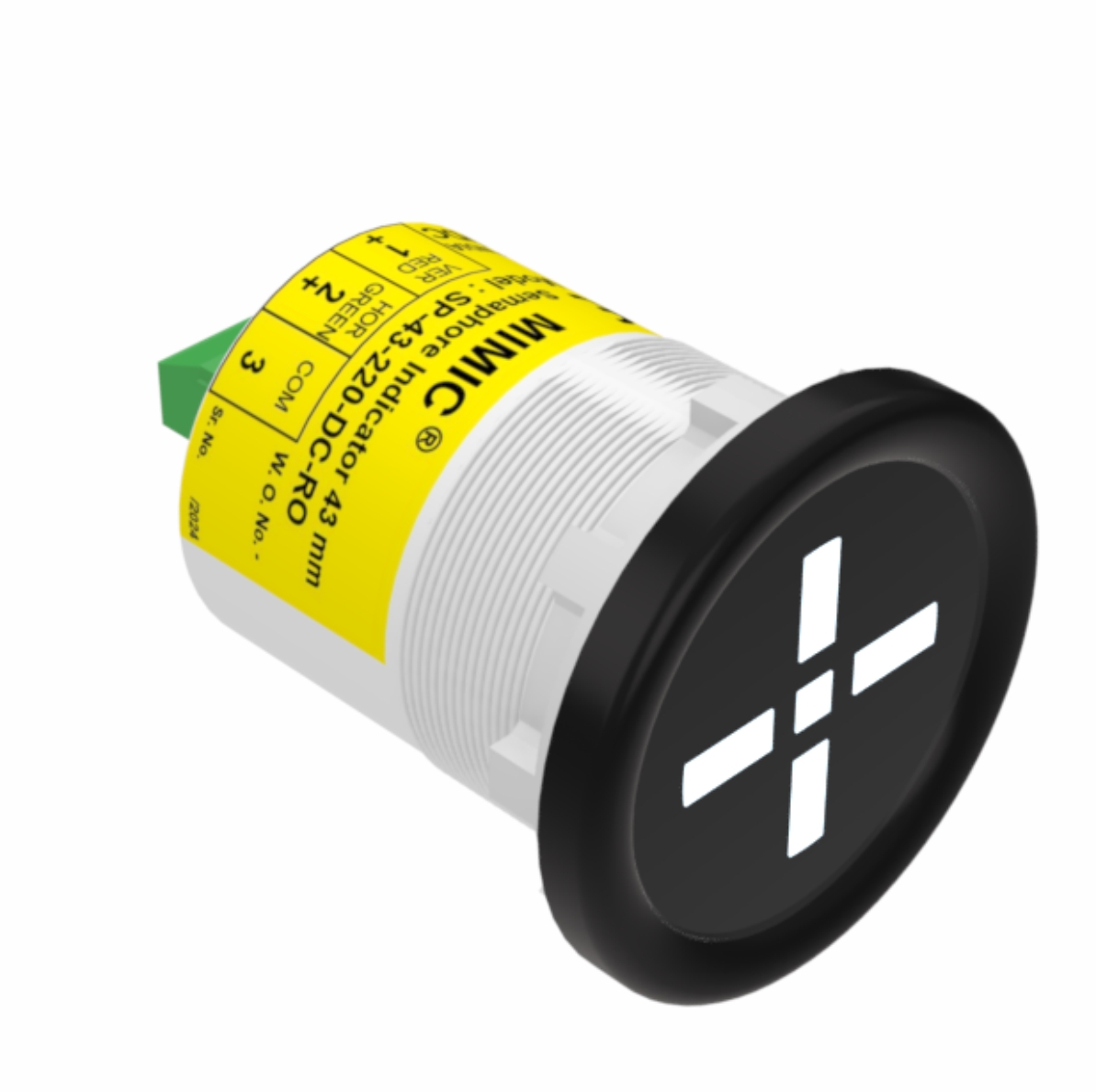 Semaphore Indicator 43 mm Cutout