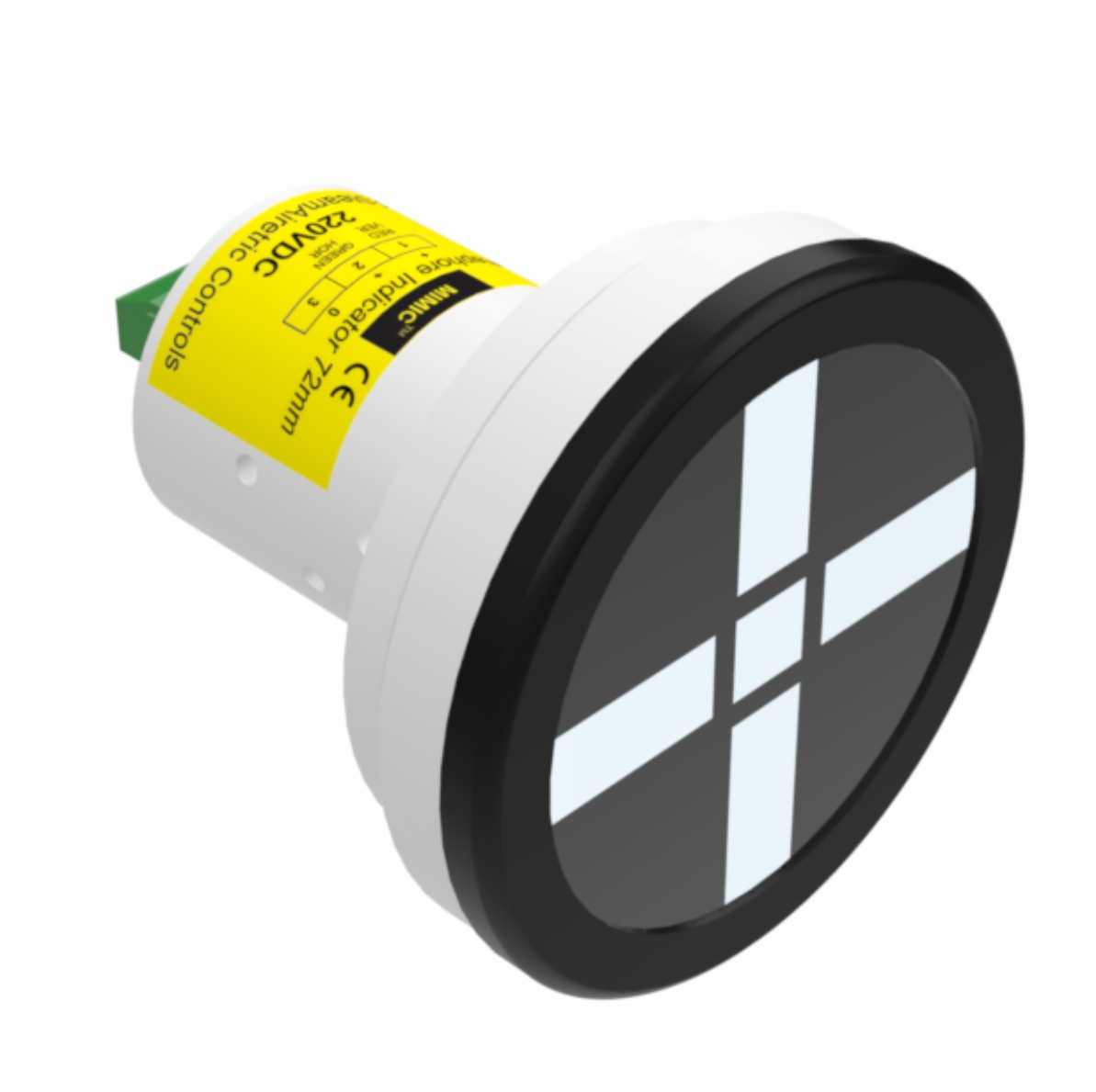 LED Semaphore Indicator 72mm Cutout