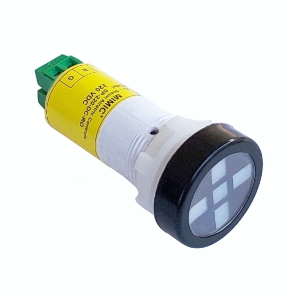 LED Semaphore Indicators-22.5 Cutout- Round with Test function